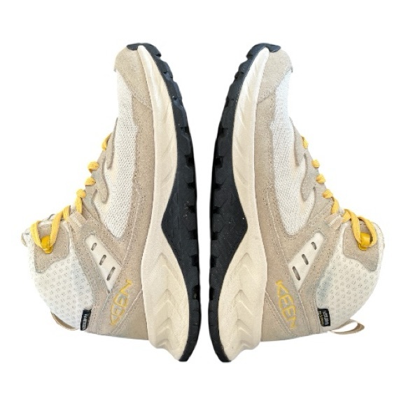 KEEN Hightrail Waterproof Mid All Terrain White Hiking Sneaker Boot Womens 7 - Picture 9 of 12